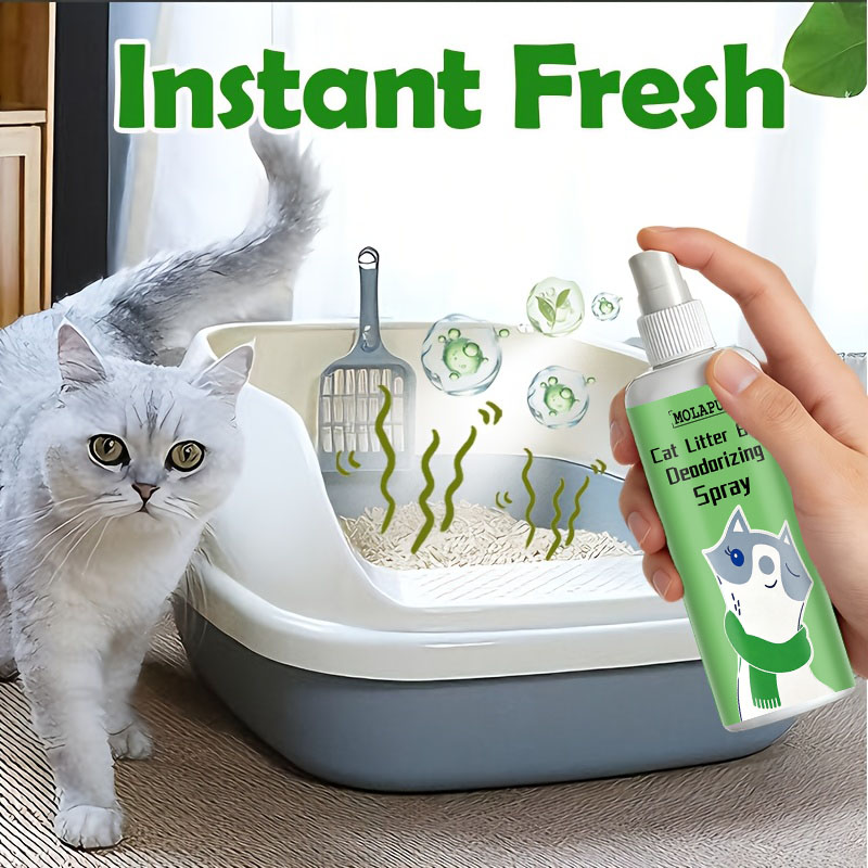 Cat Litter Mat - Spray désodorisant pour litière pour chats