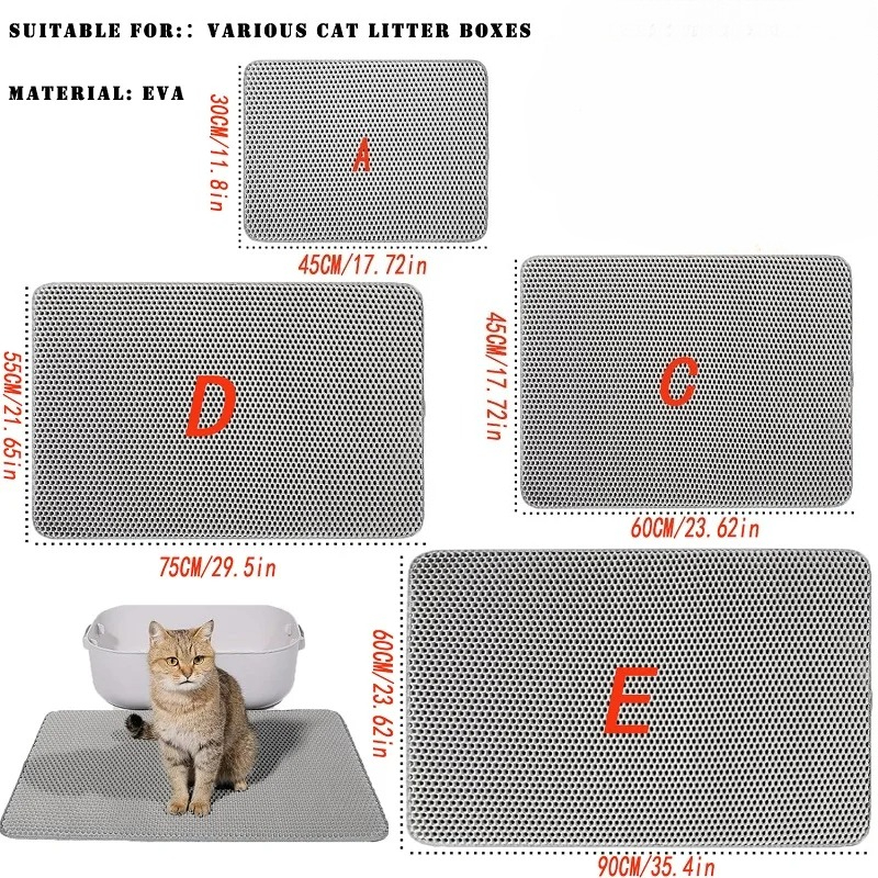 Tapis de litière pour chat de  - Cat Litter Mat avis et prix